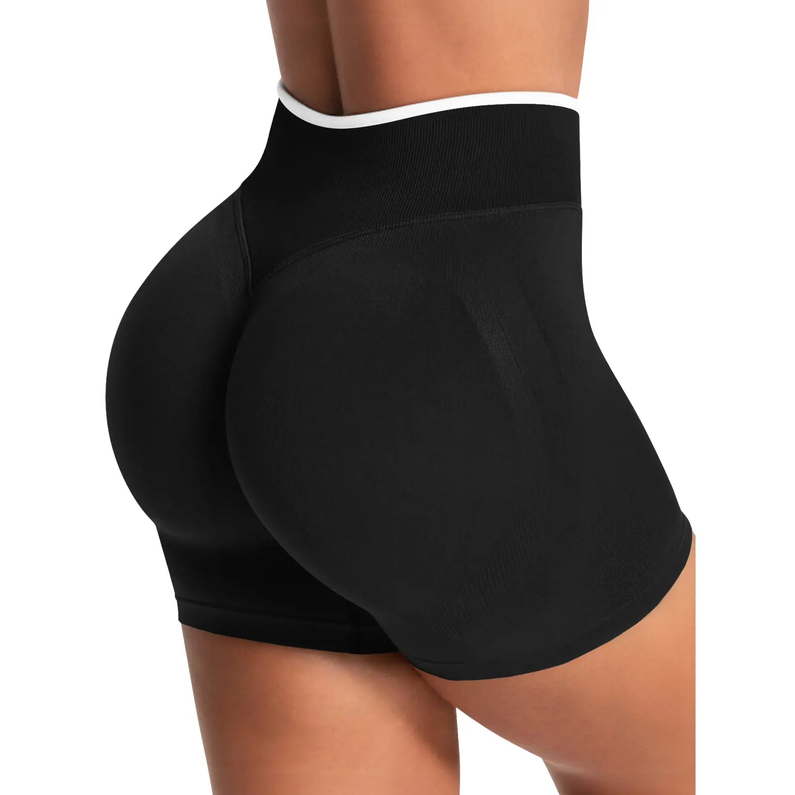 Aoysky Womens Workout Shorts 4.1" Scrunch Butt Biker Shorts High Waisted Yoga Gym Running Booty Shorts, Skinny Biker Shorts, Women'S Fashion