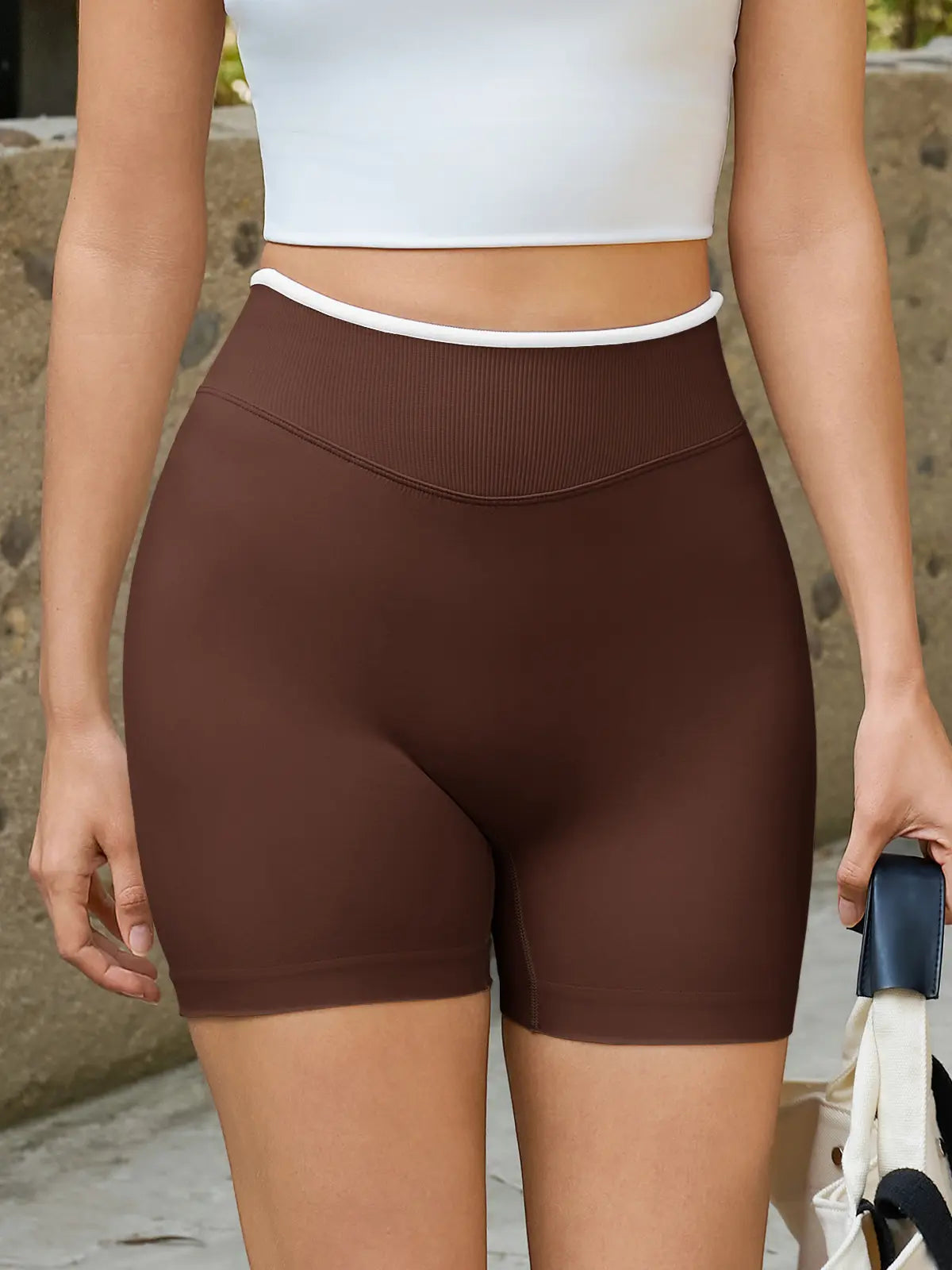 Aoysky Womens Workout Shorts 4.1" Scrunch Butt Biker Shorts High Waisted Yoga Gym Running Booty Shorts, Skinny Biker Shorts, Women'S Fashion